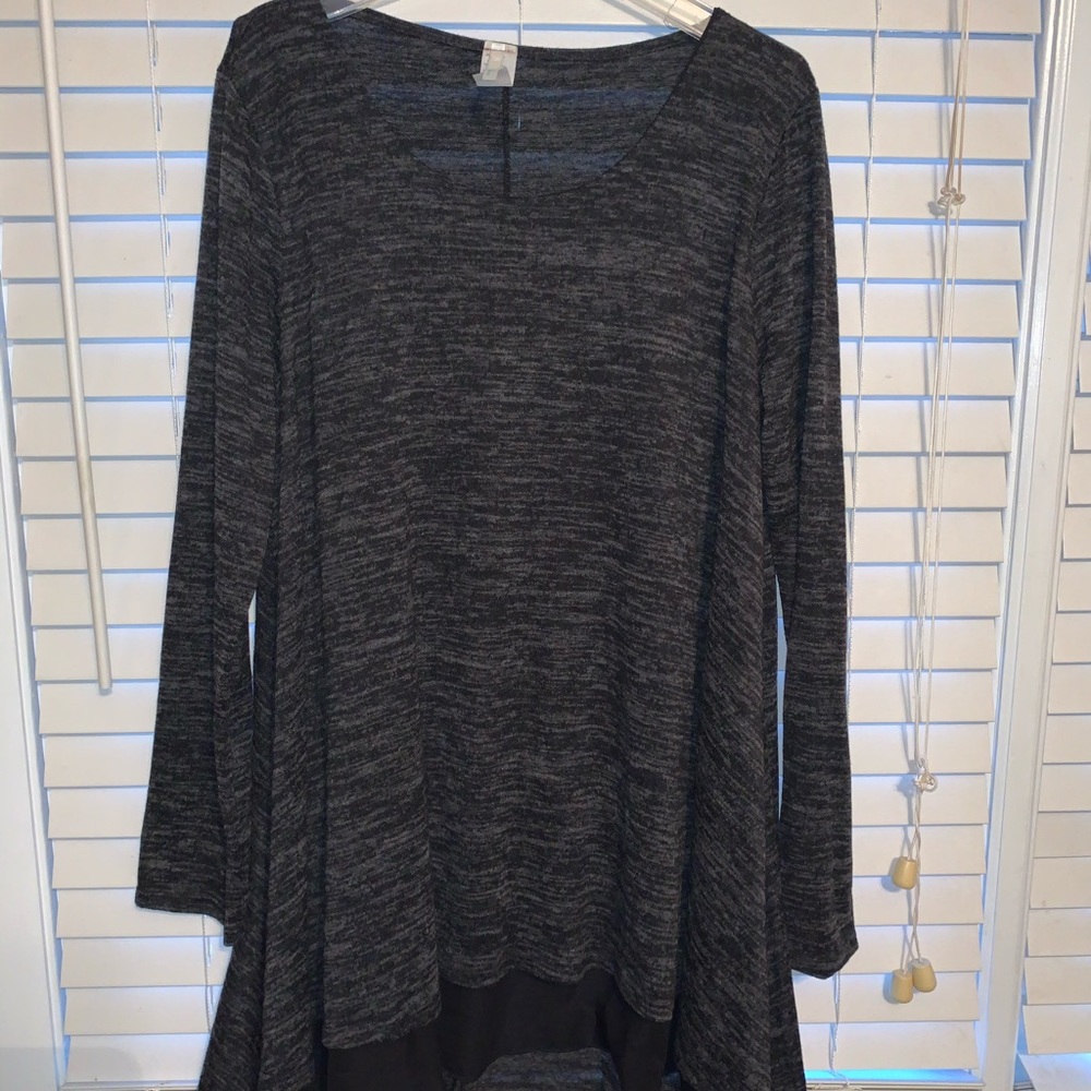 Grey XL Sweater Tunic
